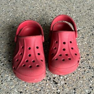 Red Crocs